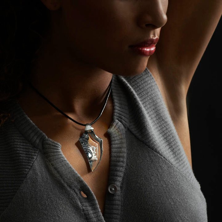 Maleras jewellery - Amazona glass necklace