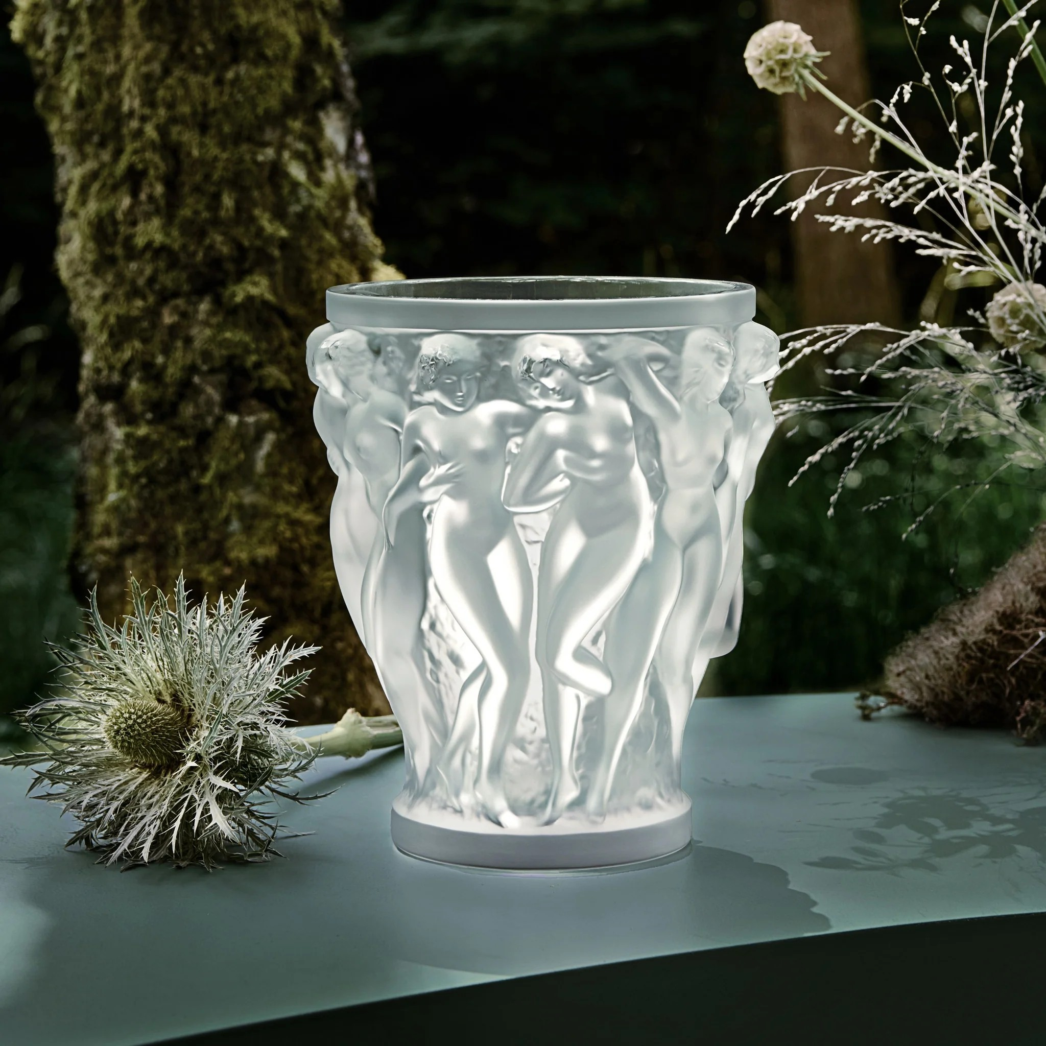 Lalique Bacchantes vase