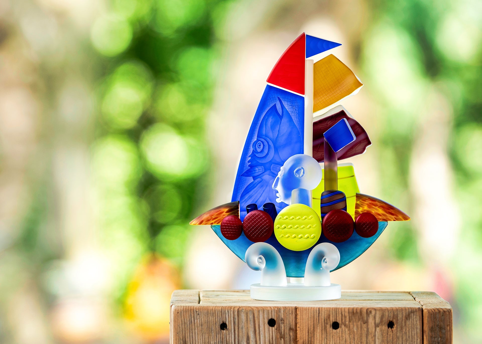 Borowski Glass - Sailor sculpture