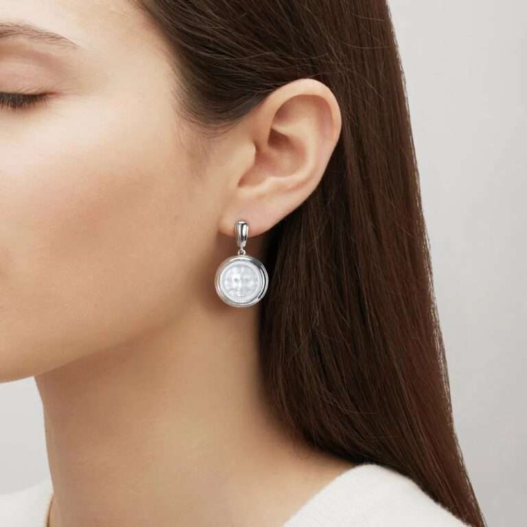 Arethuse round earrings