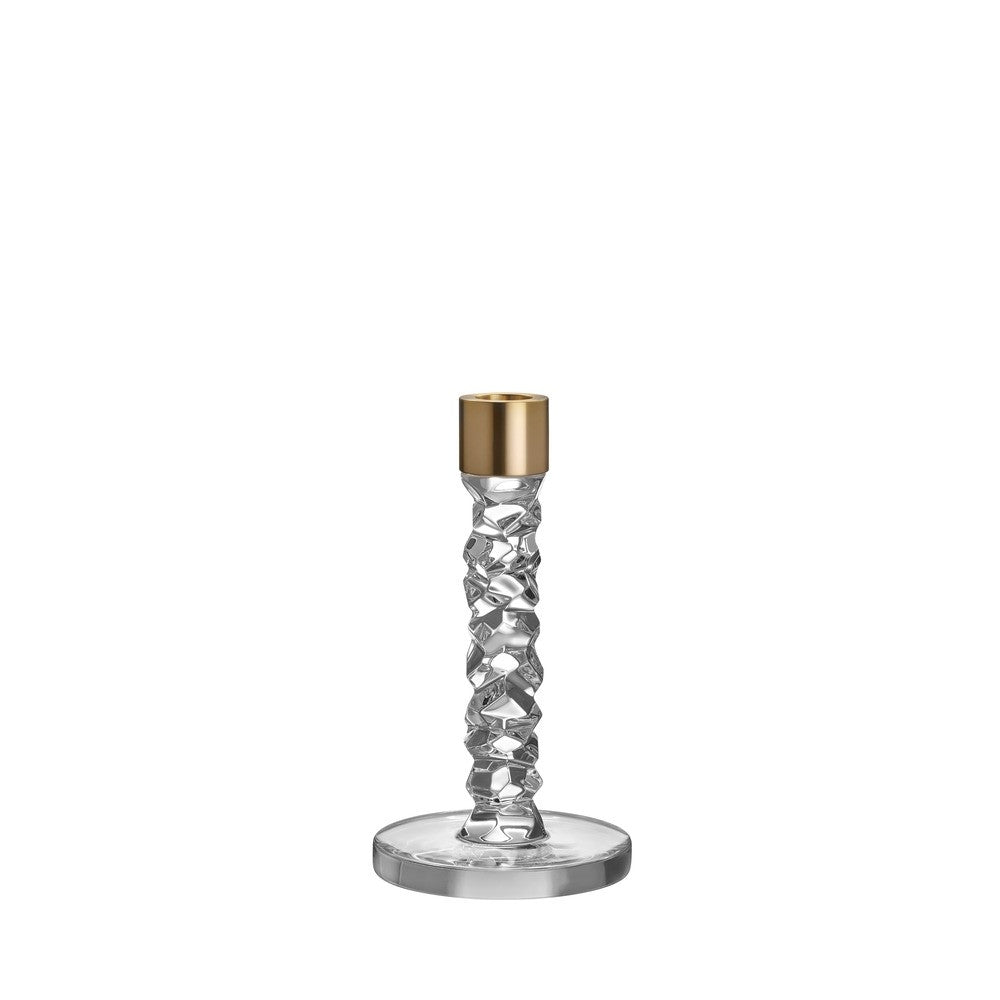 Carat candleholder brass (s)