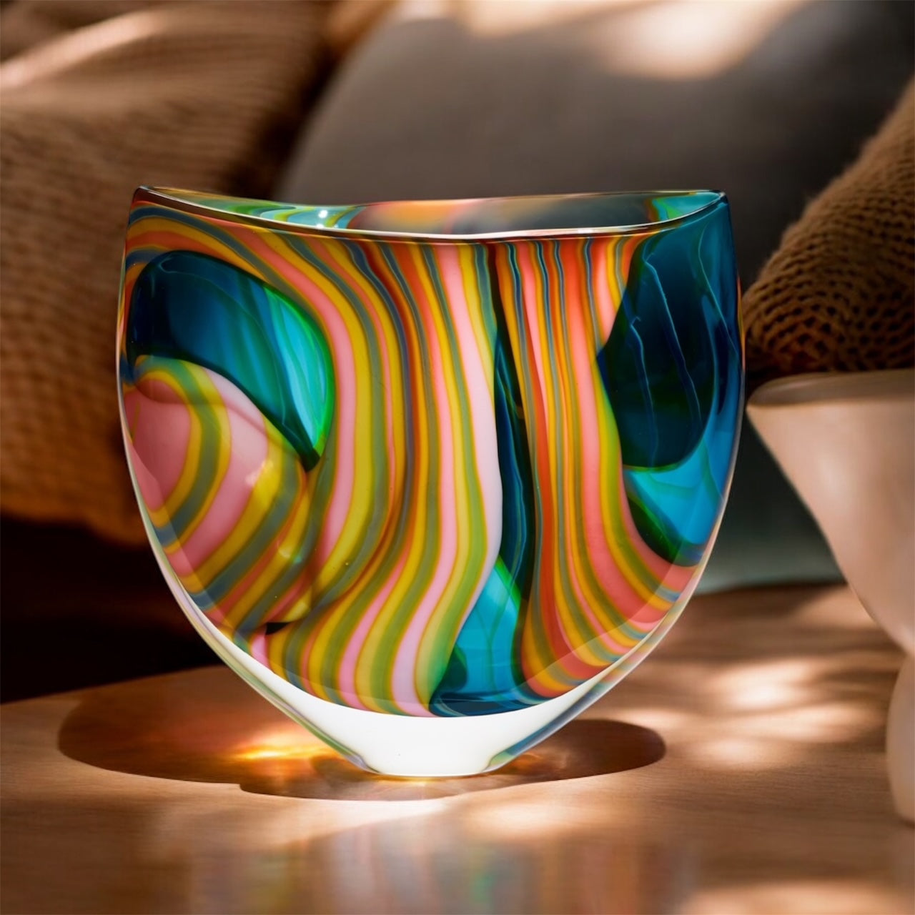 Cascade Flattened vase Large