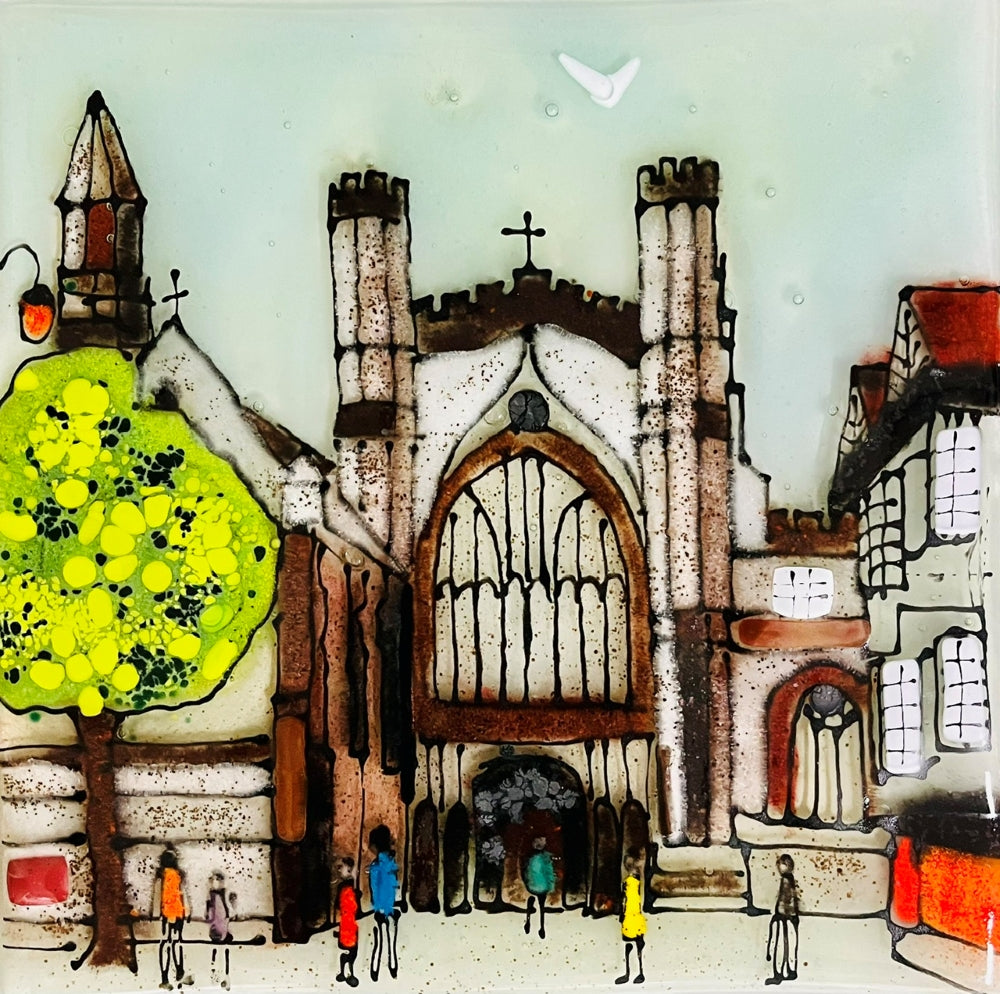 Emma Wood Glass Wall Art - Postcards - Cathedral