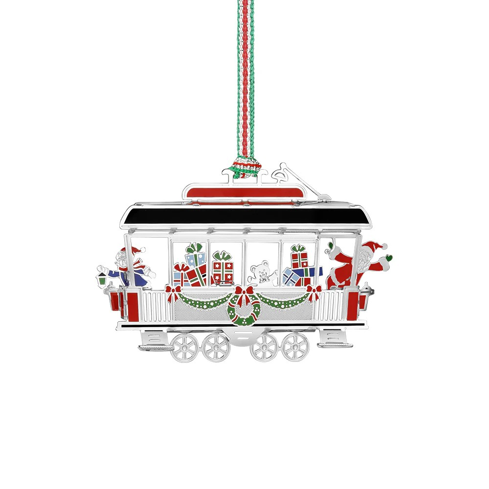 Christmas Tram Carriage Tree Decoration - NEW