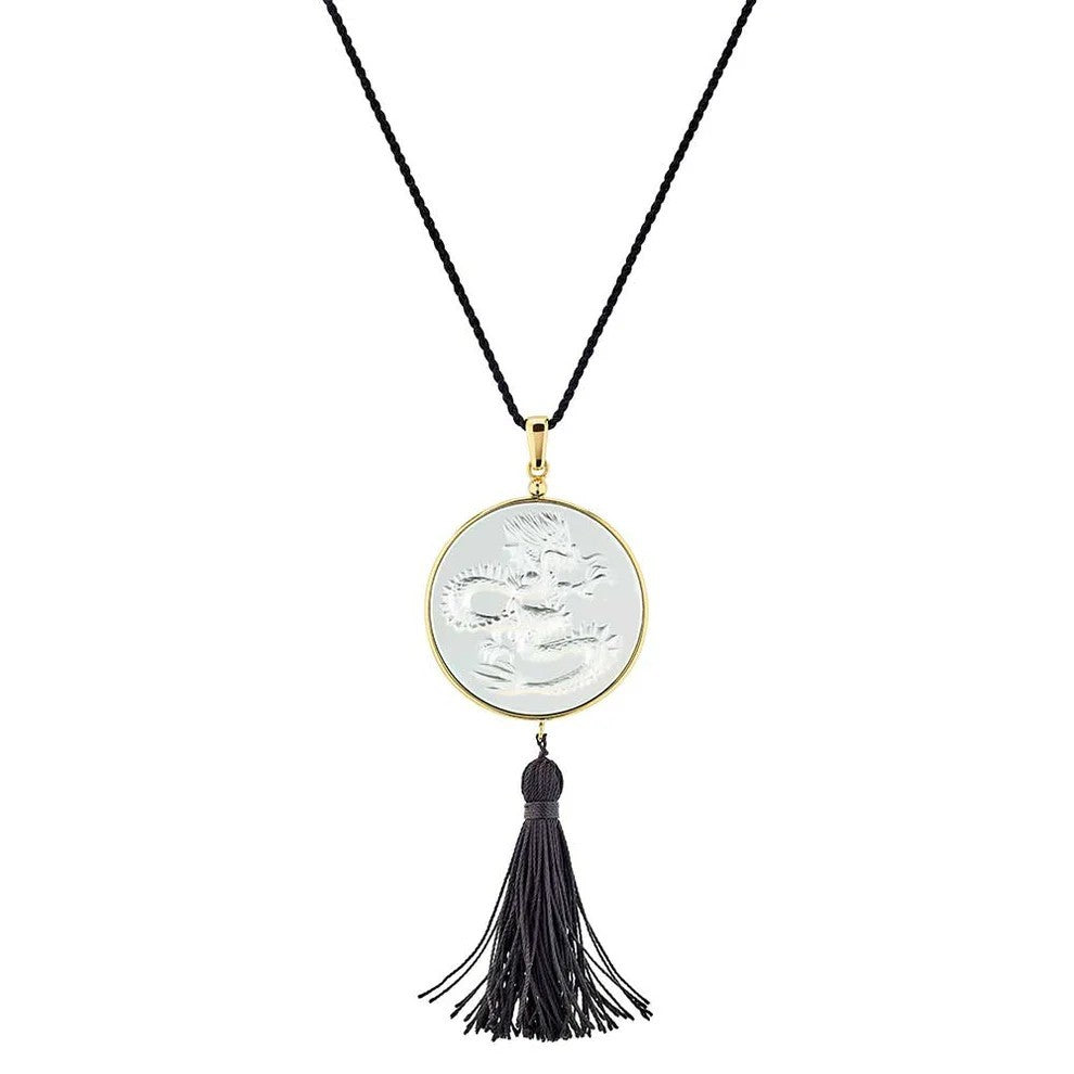 Dragon clear pendant lg.
