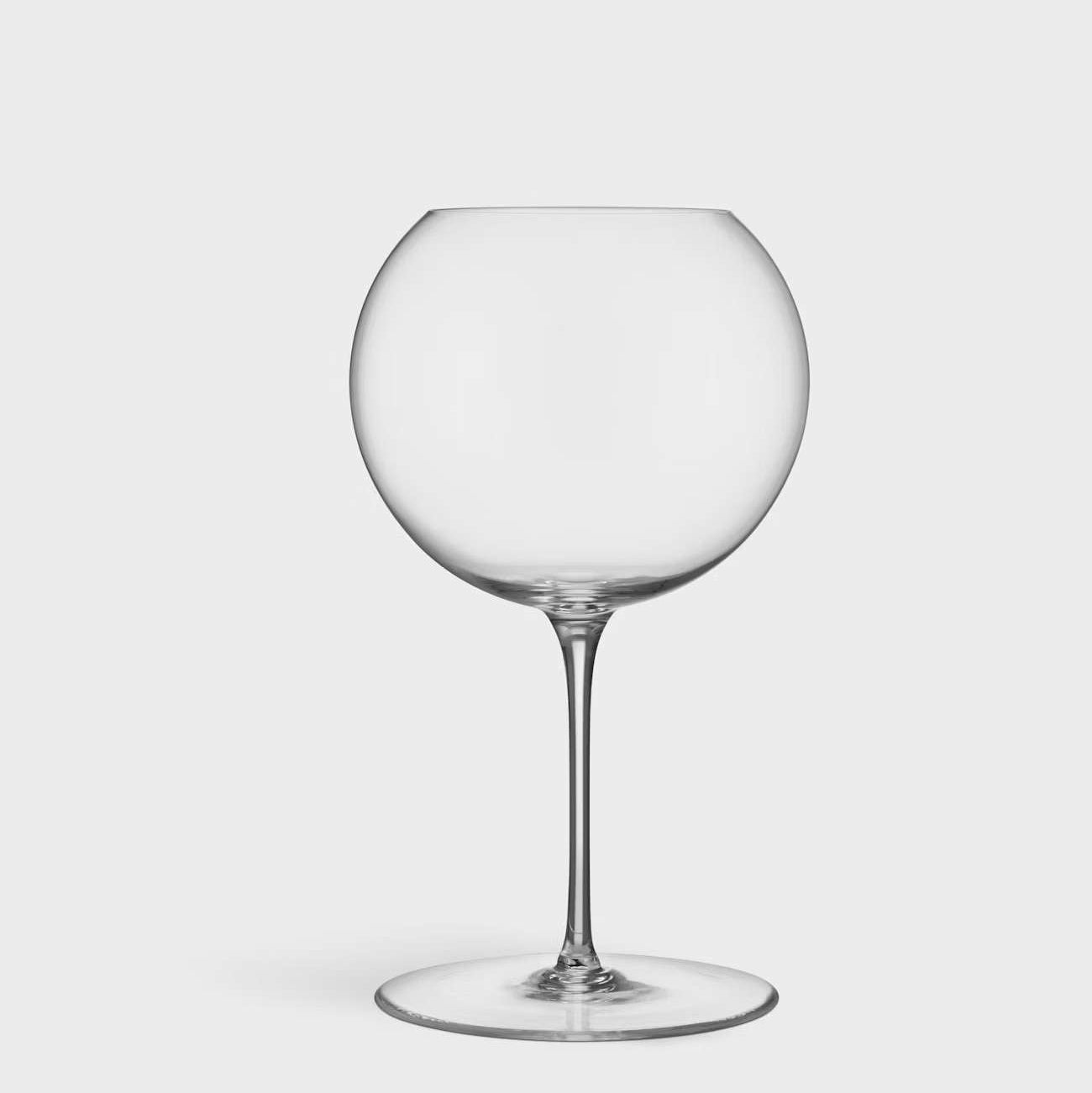Orrefors Geometry red wine glass
