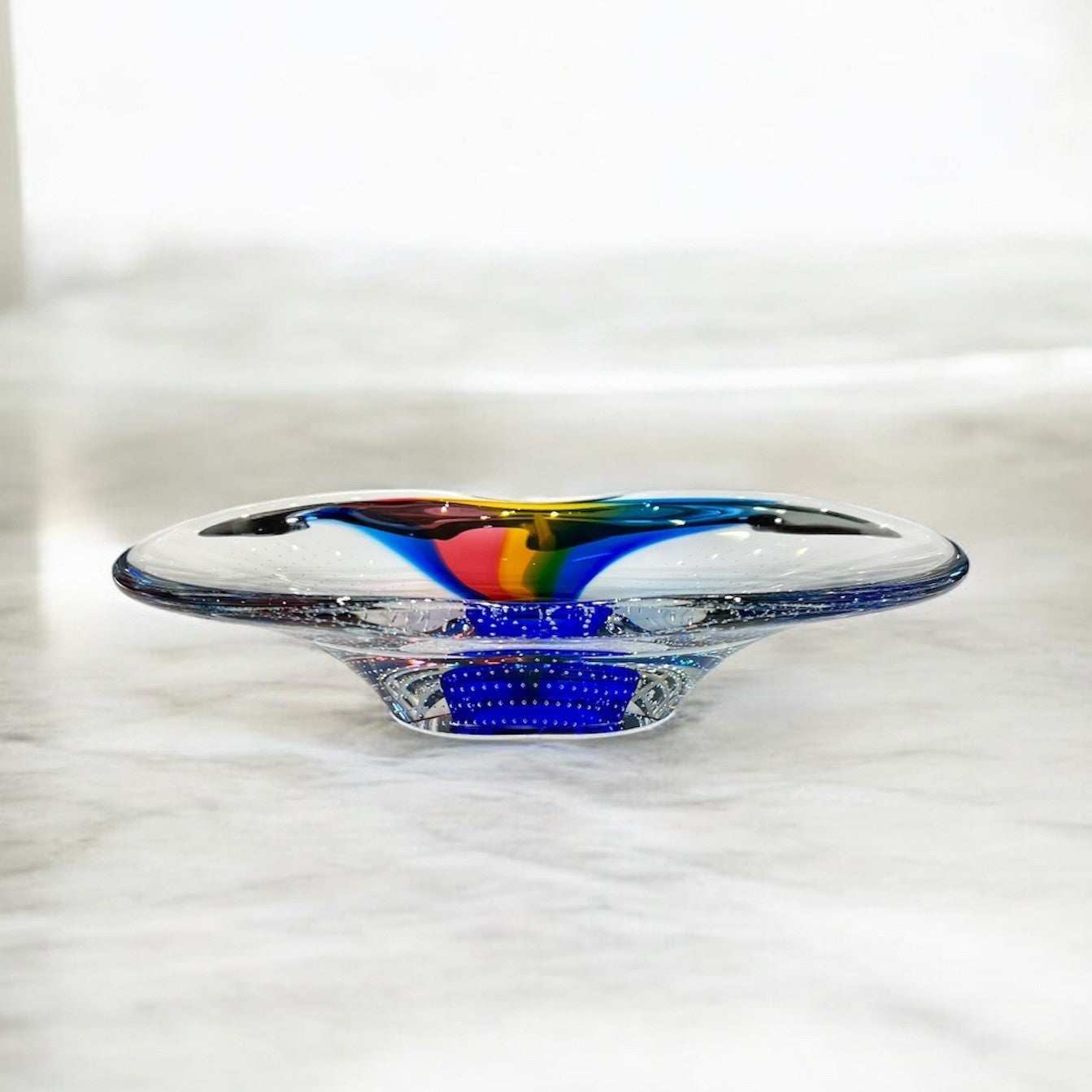 Kosta Boda Rainbow dish Lim. edition