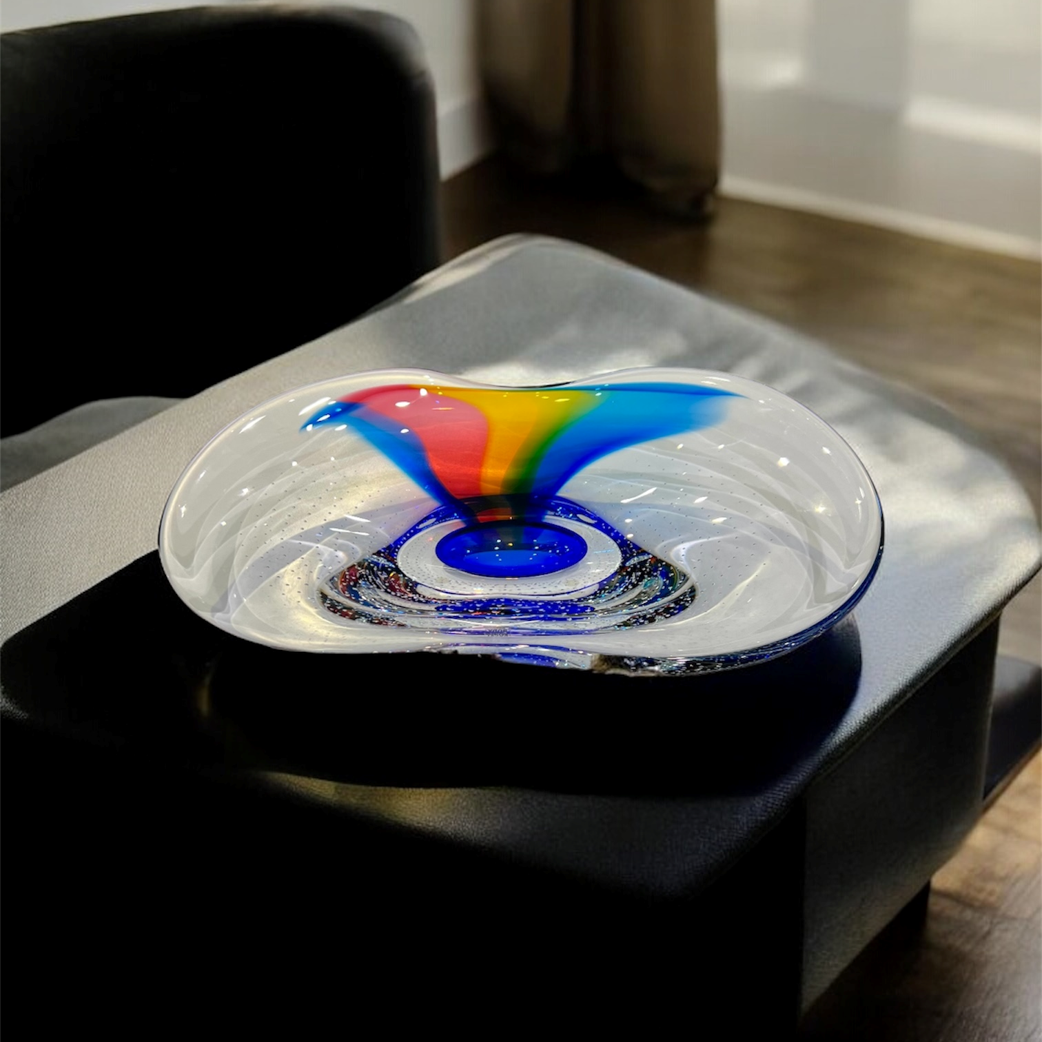 Kosta Boda Rainbow dish Lim. edition