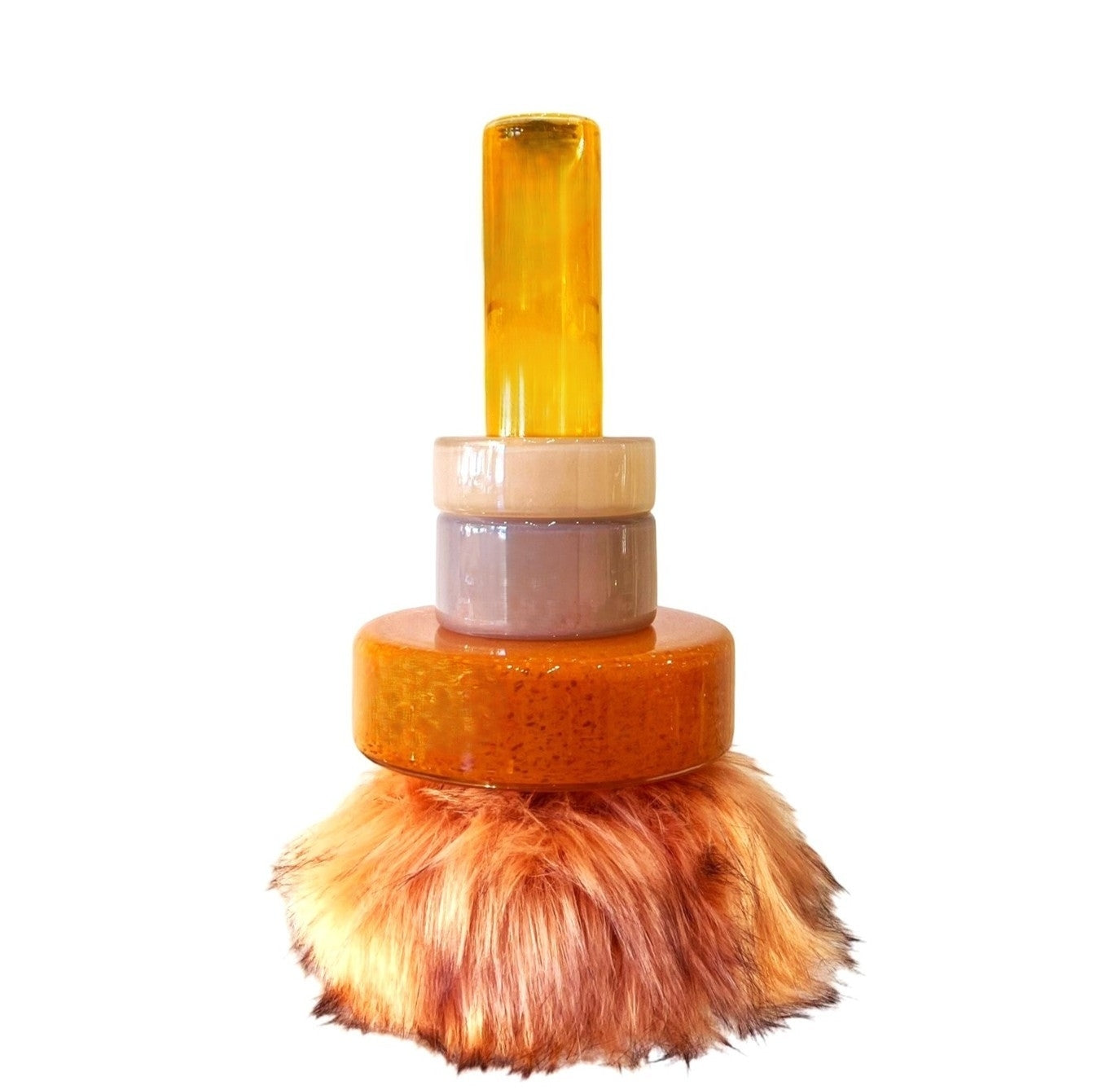 Henry Dean Vase - Orange Fur