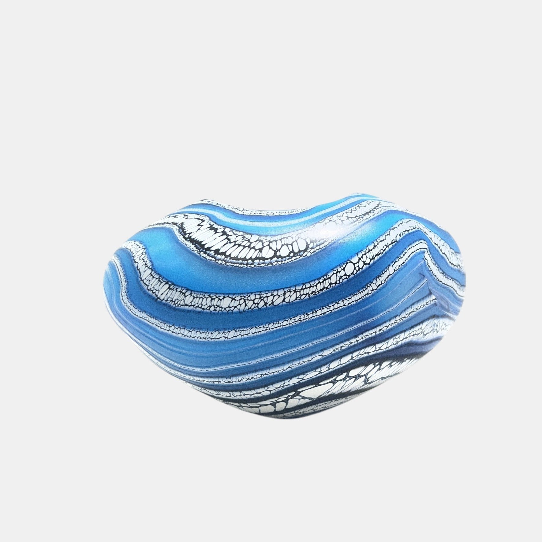 Peter Layton Turquoise Glacier organic bowl mid.