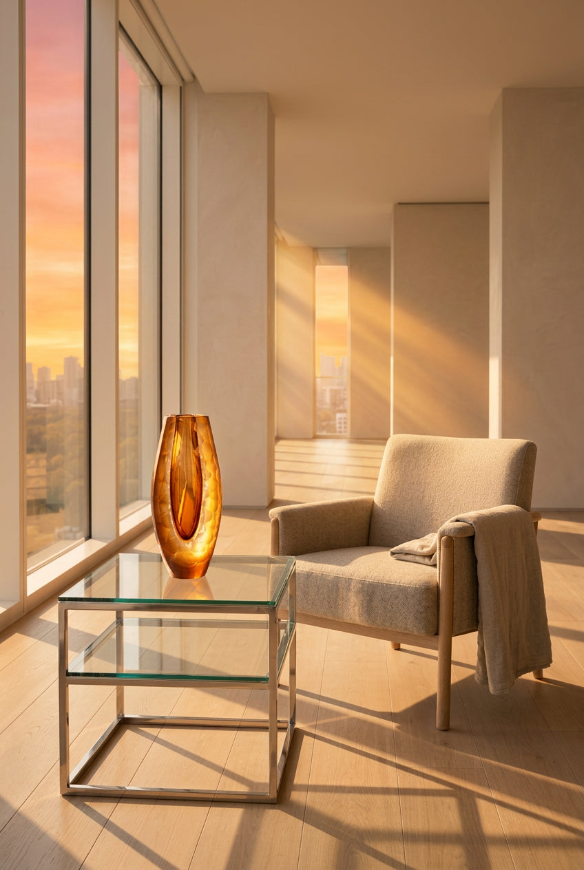 Pavel Havelka Dune Amber vase