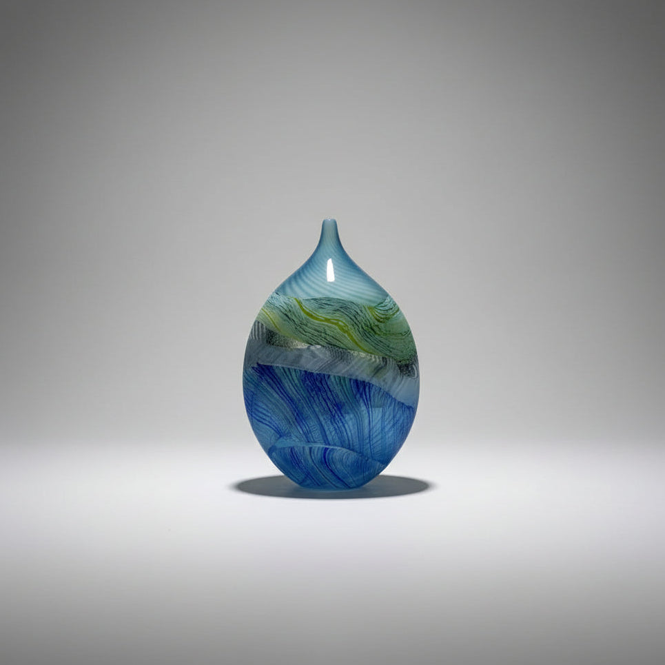 Thomas Petit Sea Shore Spring Tides - Teardrop Vase