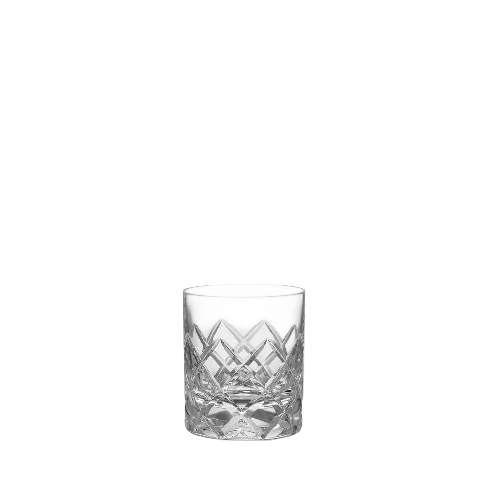 Orrefors Whisky glass on a white background