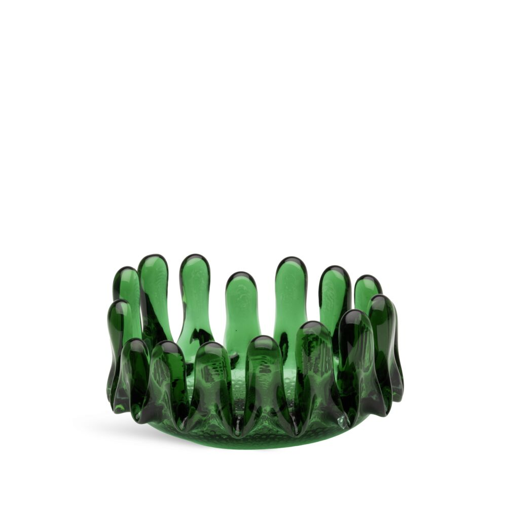 Kosta Boda Sunflower bowl green