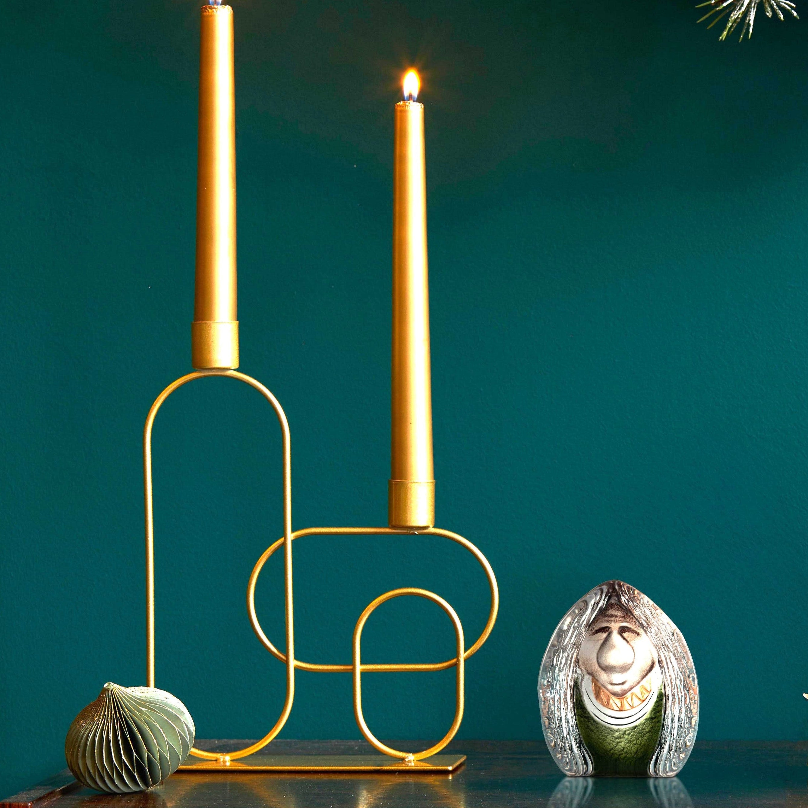 Glass troll sculpture