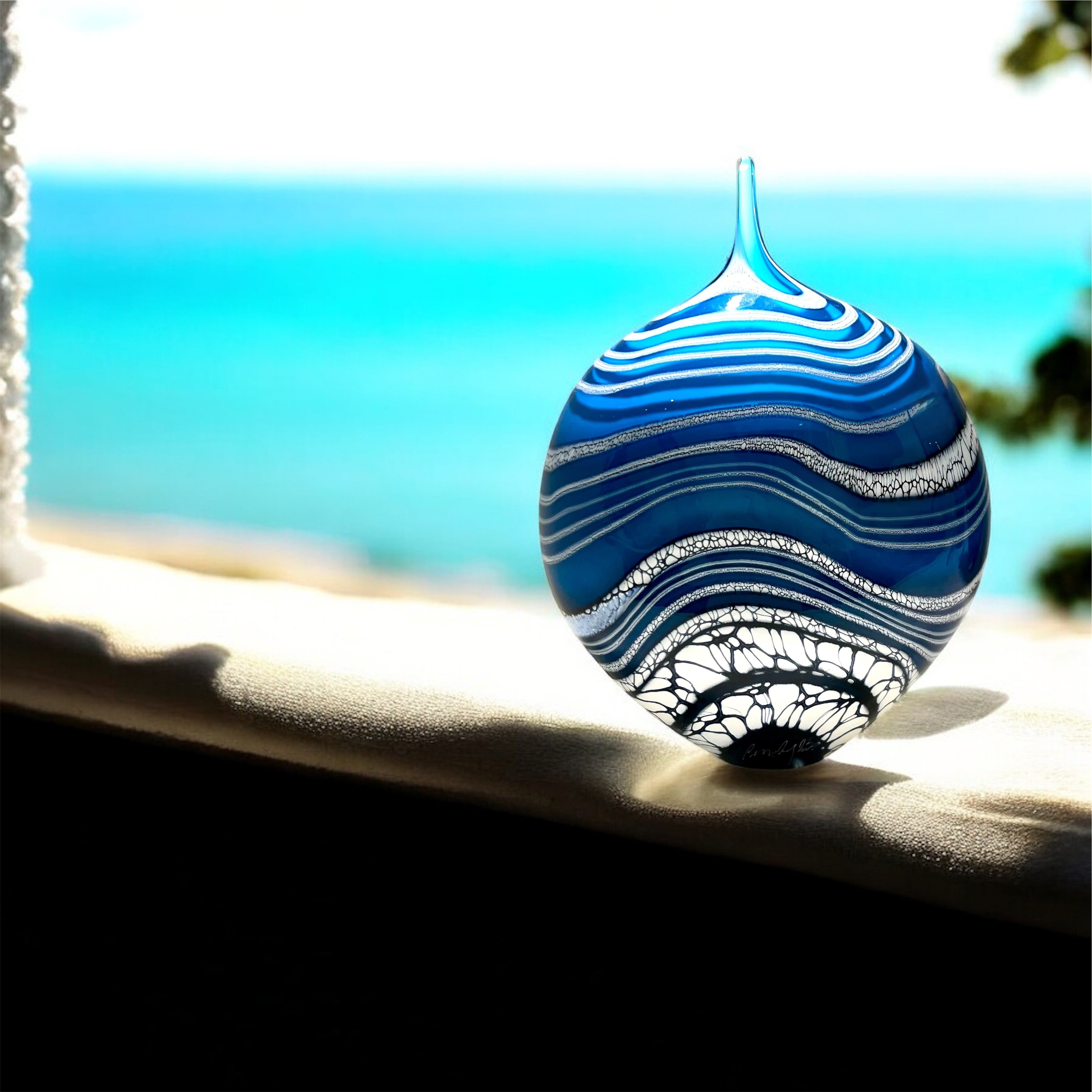 Turquoise Glacier Dropper Wide - Large