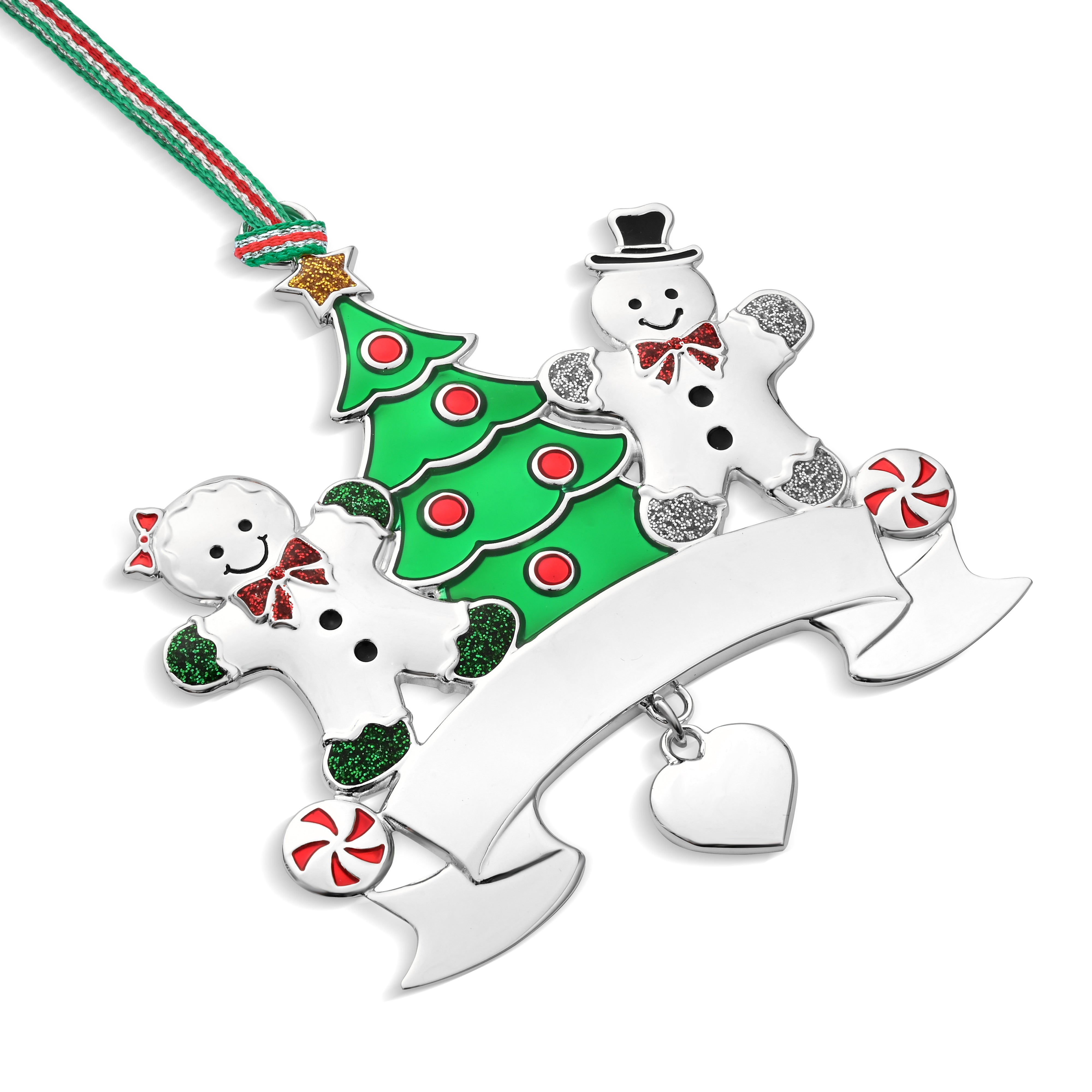 Christmas Gingerbread Couple tree decoration - NEW