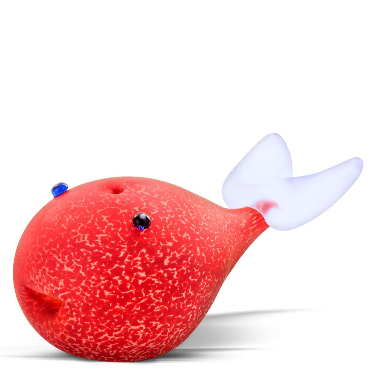 Borowski glass Simon red paperweight