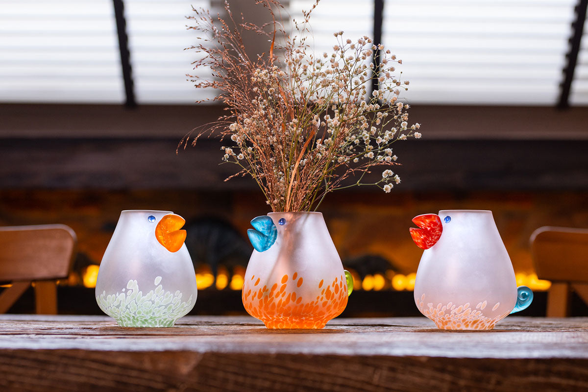 Borowski Glass Chicko Red vase