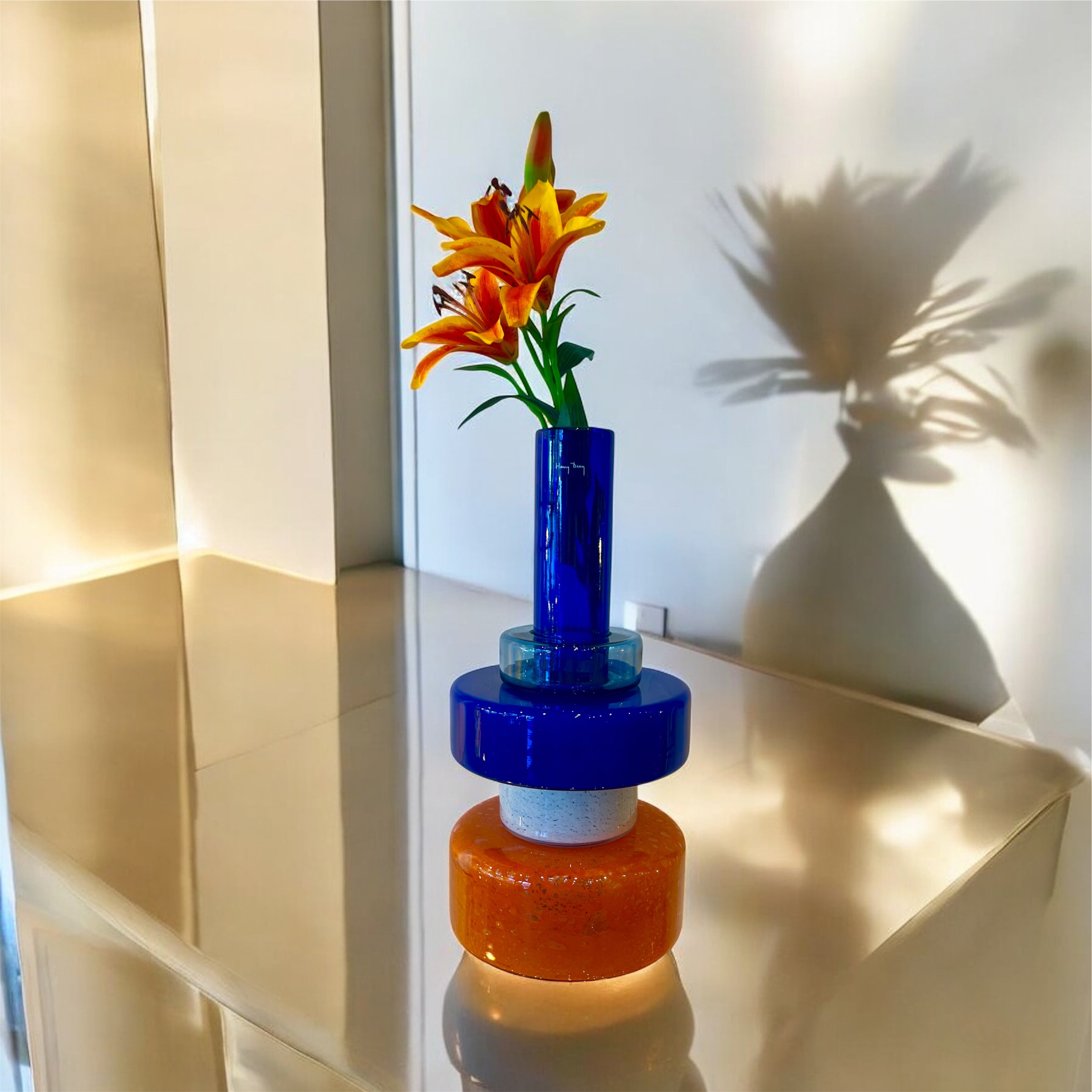 Henry Dean Vase -Tokyo, Orange