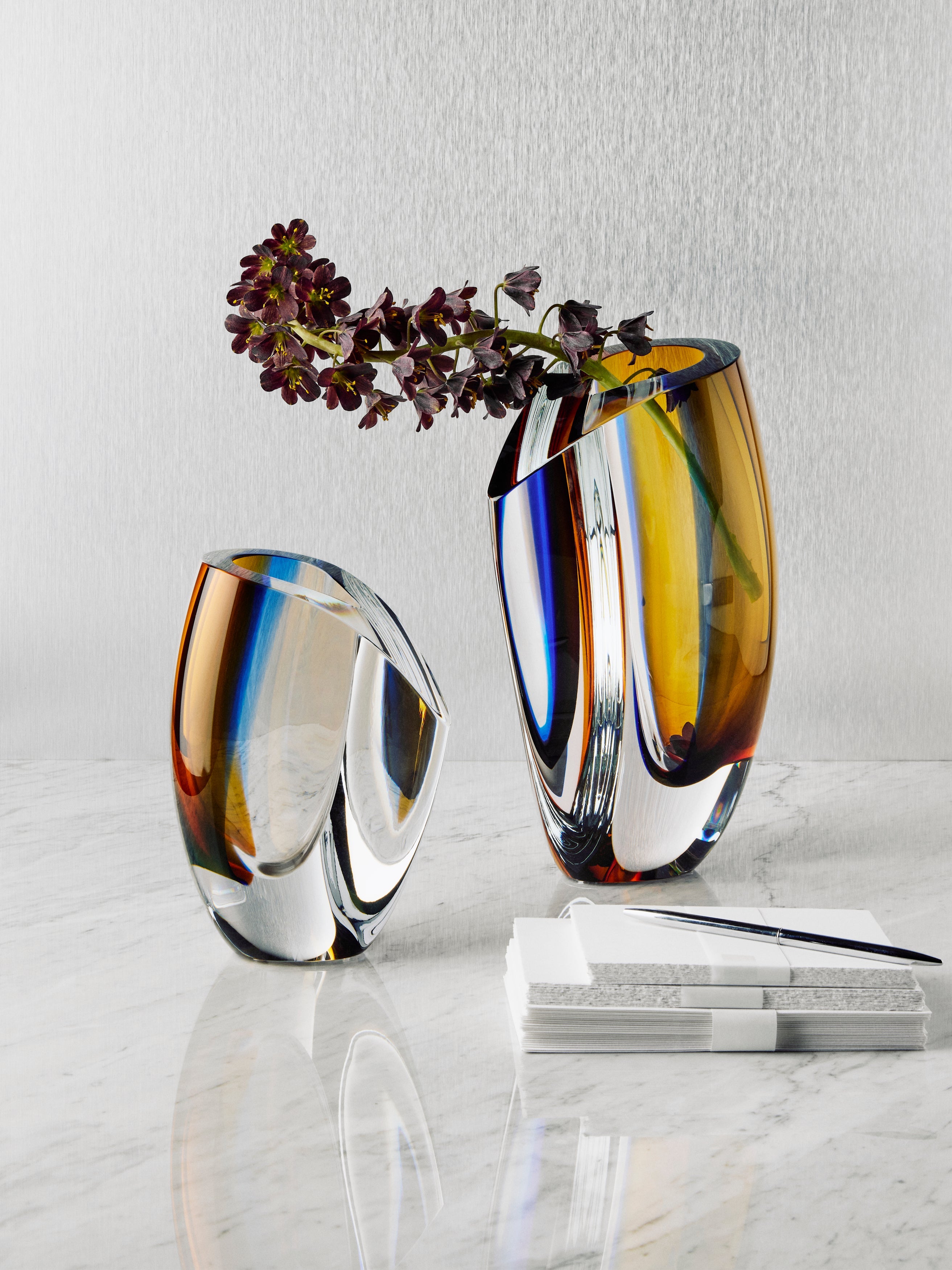 Kosta Boda Mirage crystal vase