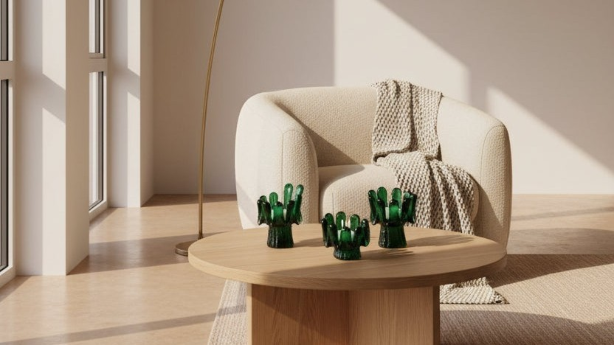 Kosta Boda - Sunflower tea lights 
