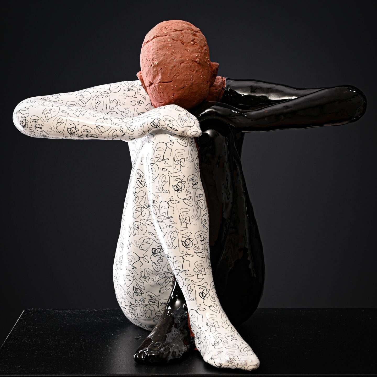 Marek Zyga UNI FORMY XXII - lim. edition ceramic sculpture