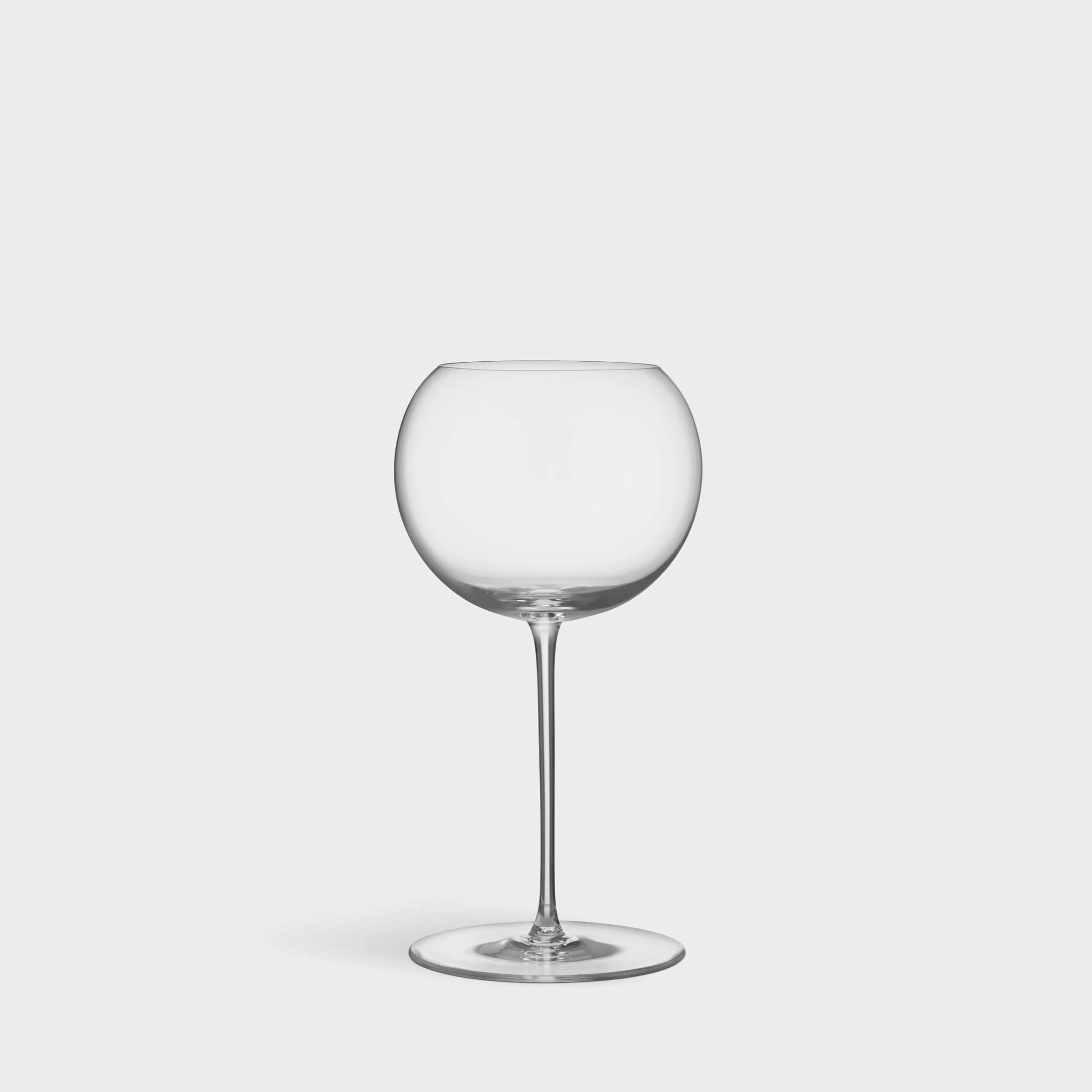 Geometry white wine glass by Orrefors