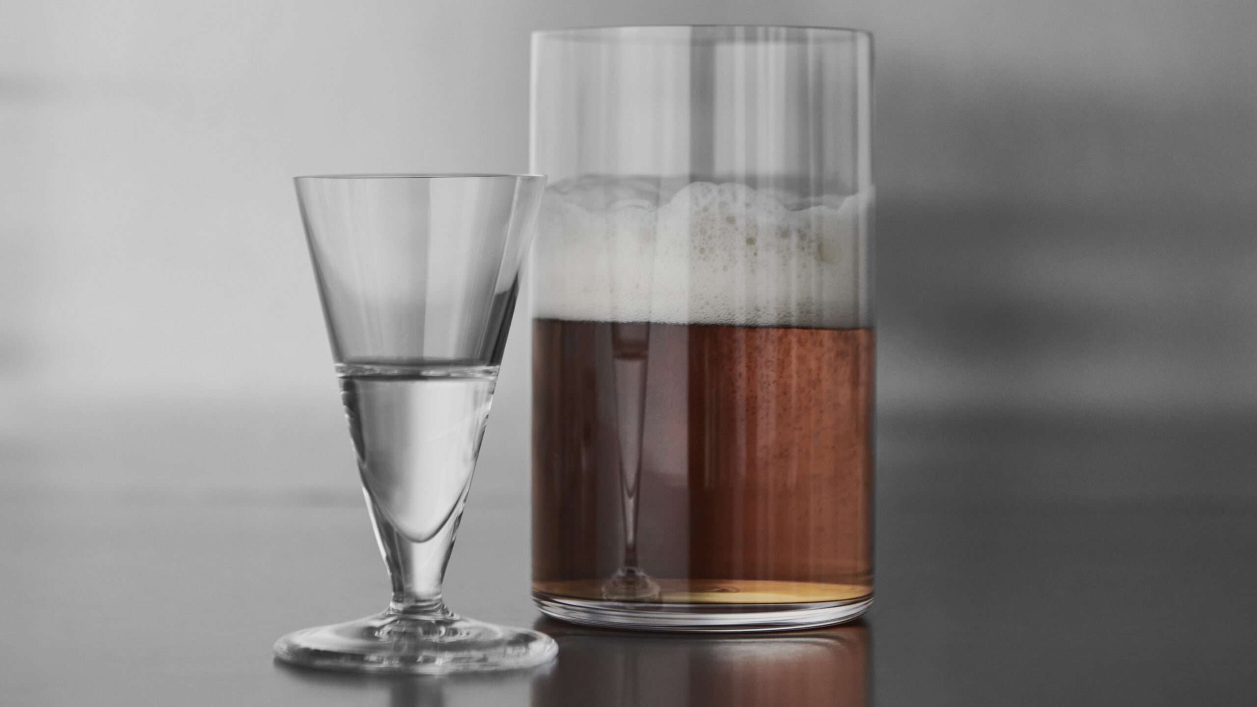 Geometry beer glass (set of 2)