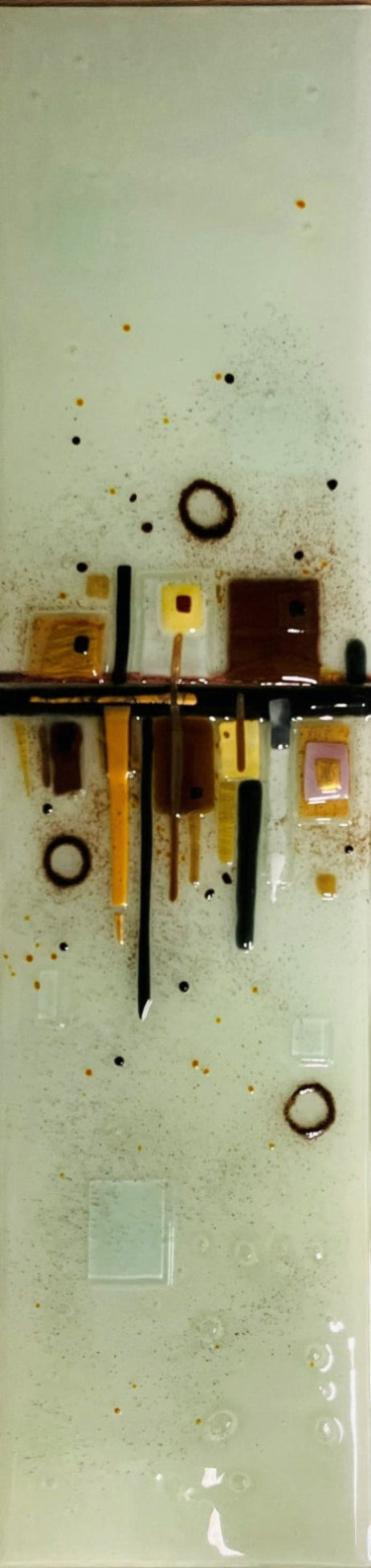 Emma Wood Glass Wall Art - Abstract 2