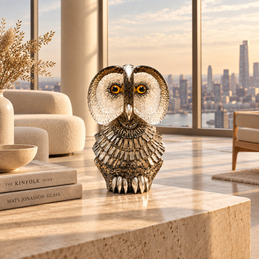 Maleras Albus sculptural lim. edition owl figurine 