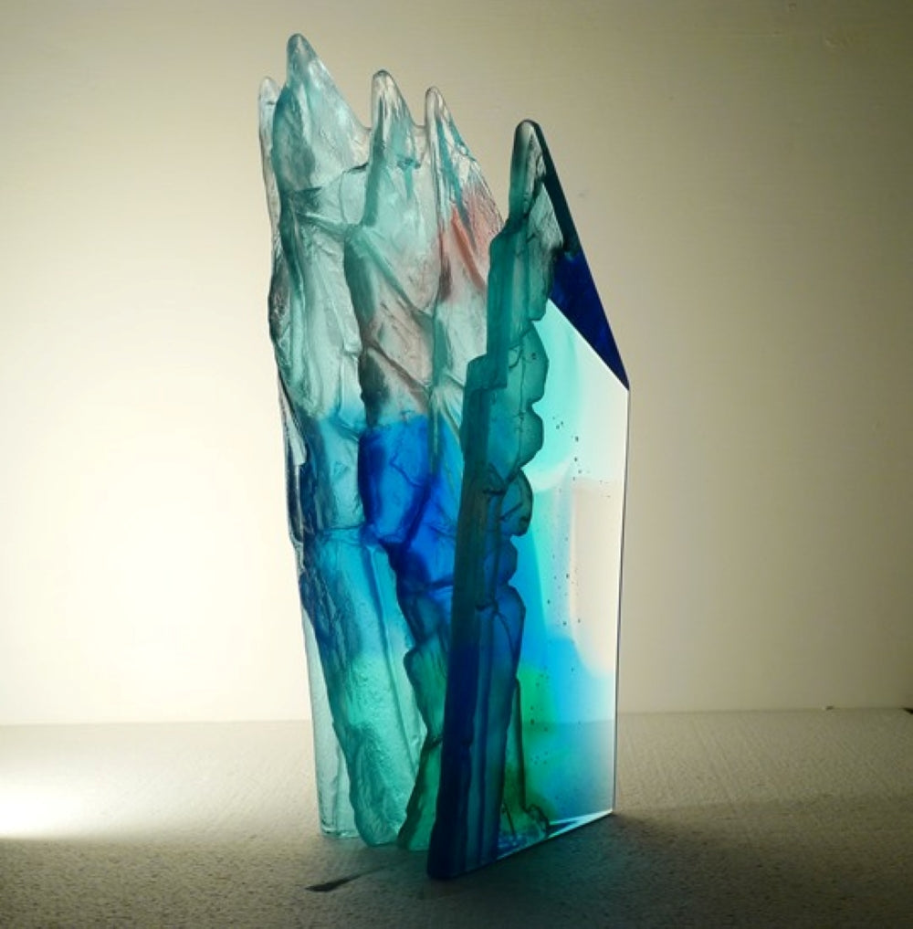 Crispian Heath Cliff Edge Blue - Turquoise