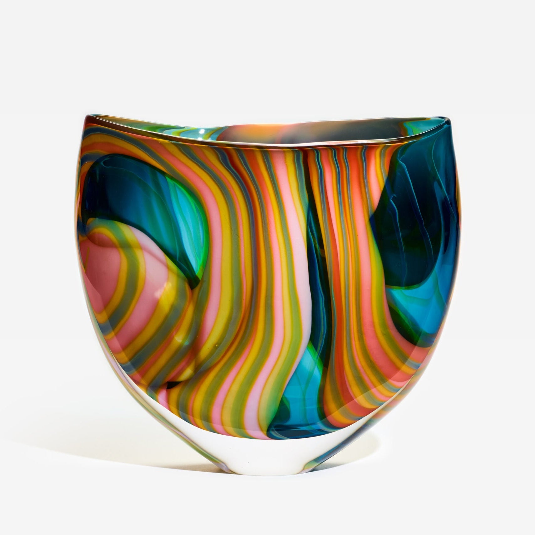 Cascade Flattened vase Large