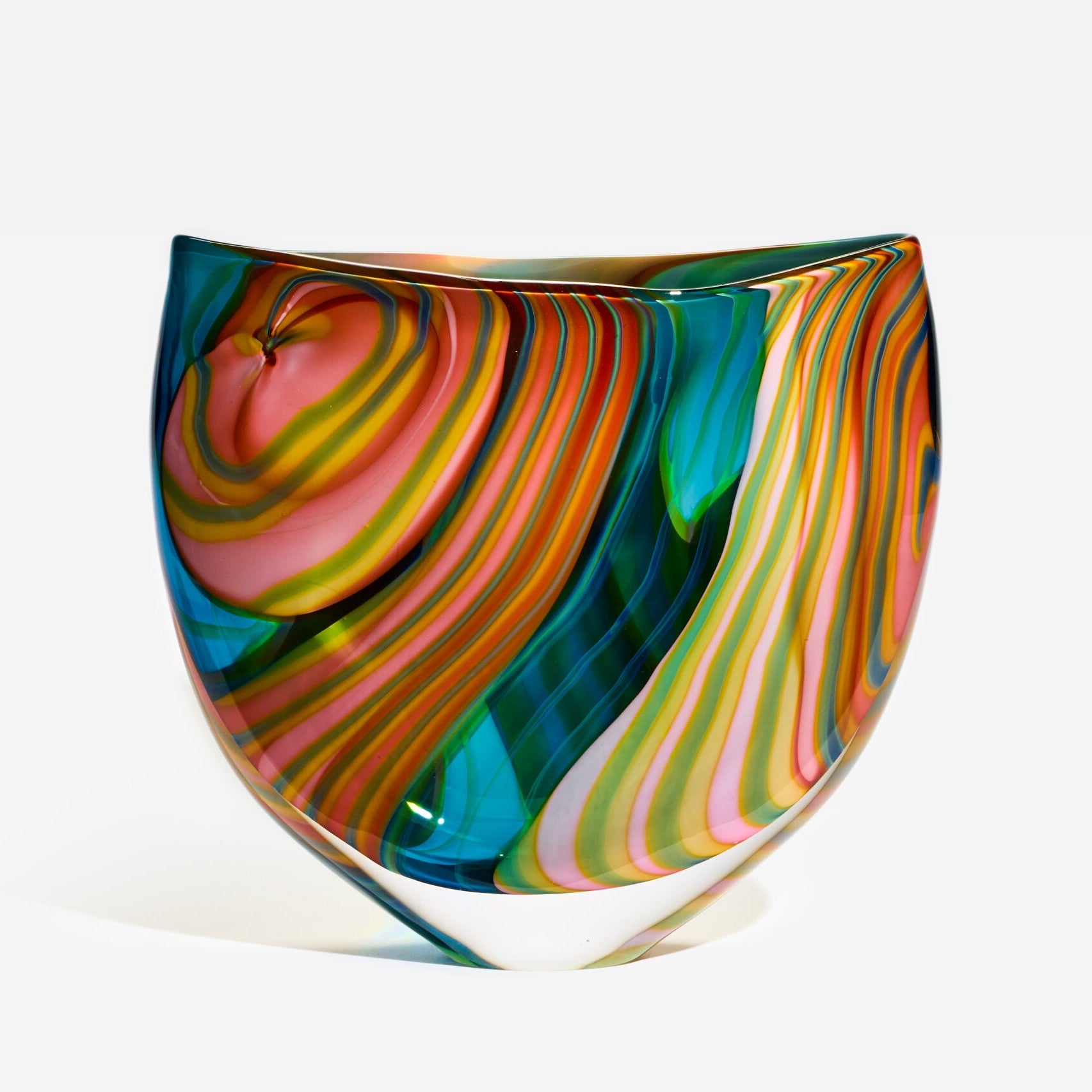 Peter Layton's Cascade large flat vase