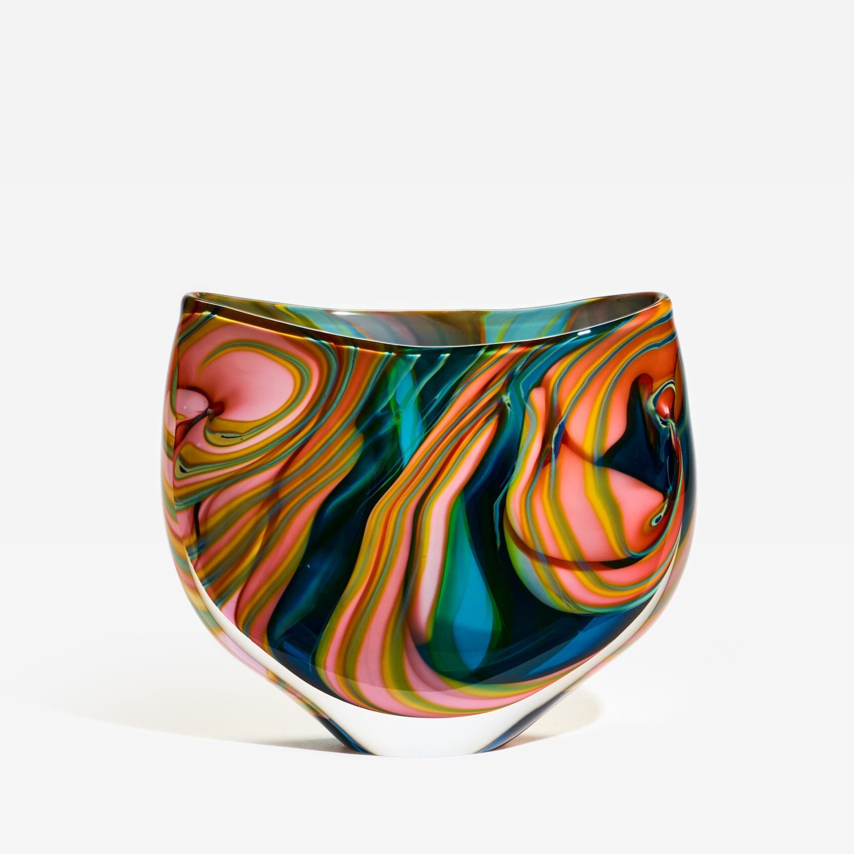 Cascade Flatted vase mid.