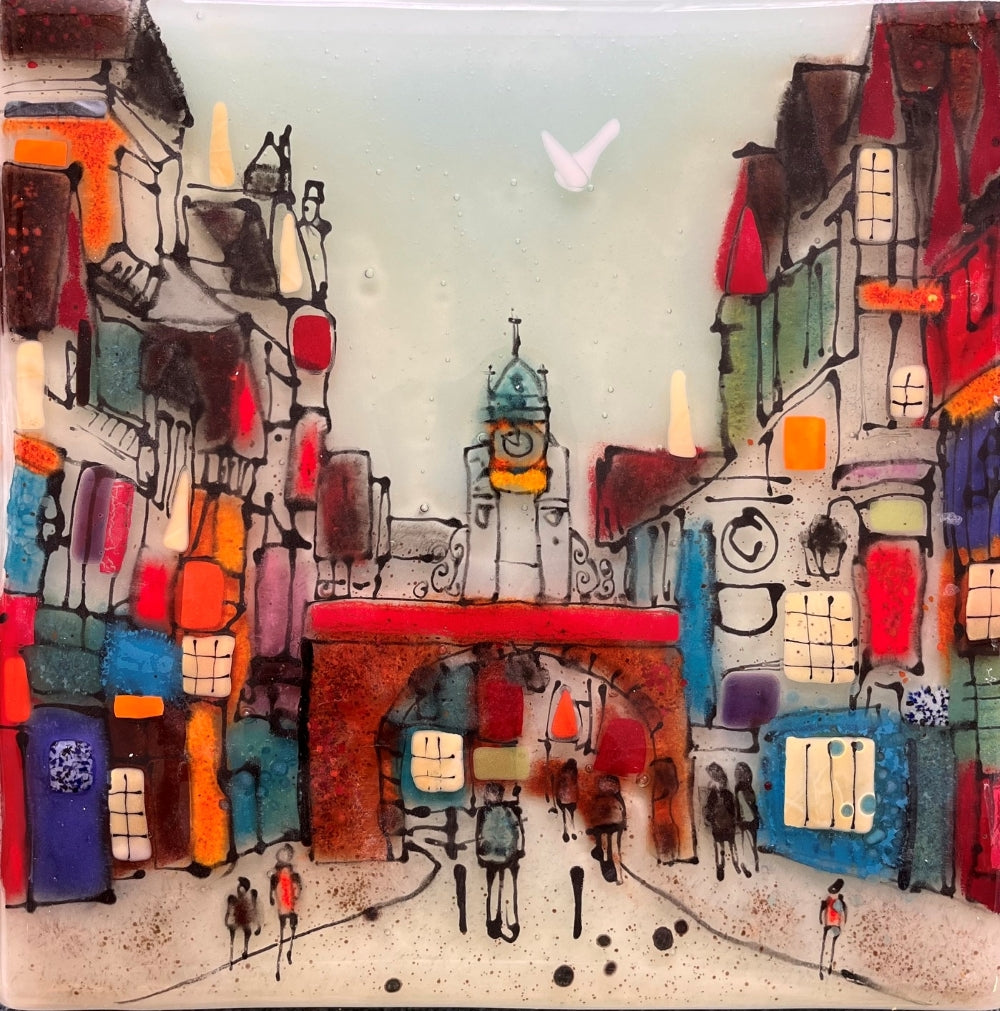 Emma Wood Glass Wall Art - Postcards - Eastgate Clock