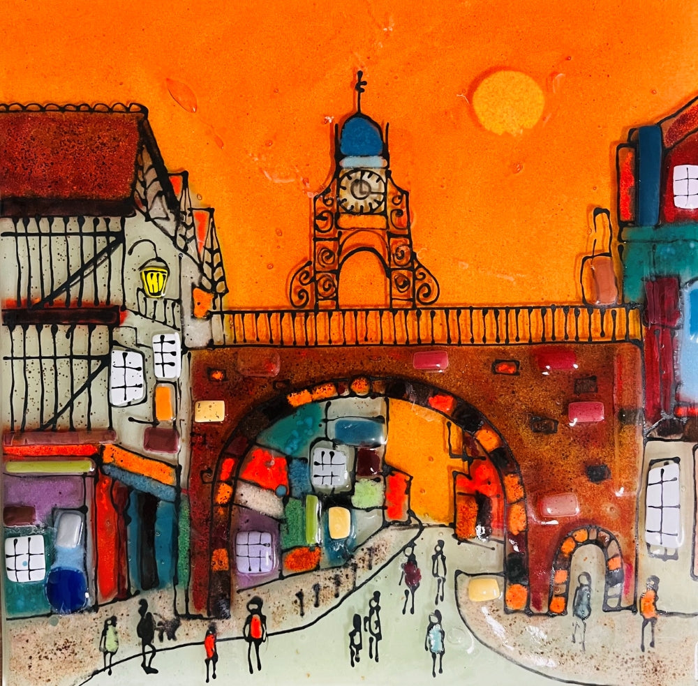 Emma Wood Glass Wall Art - Postcards - East Gate