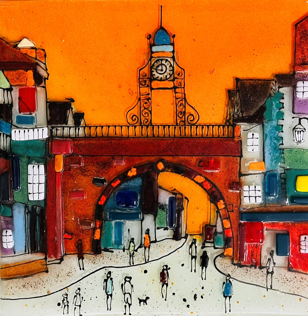 Emma Wood Glass Wall Art - Postcards - East Gate