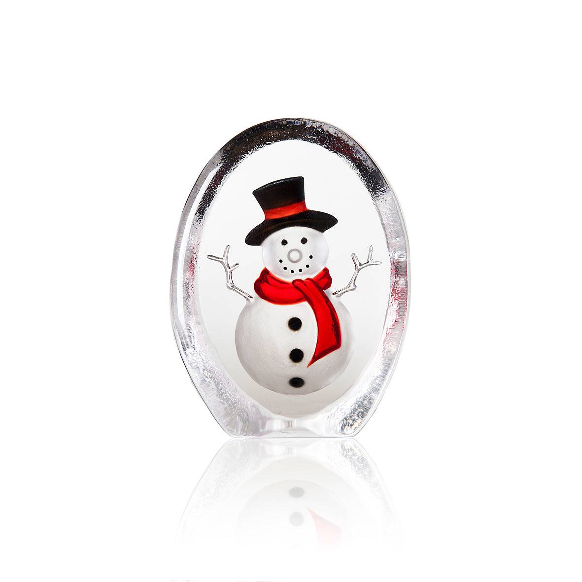 Christmas glass Snowman