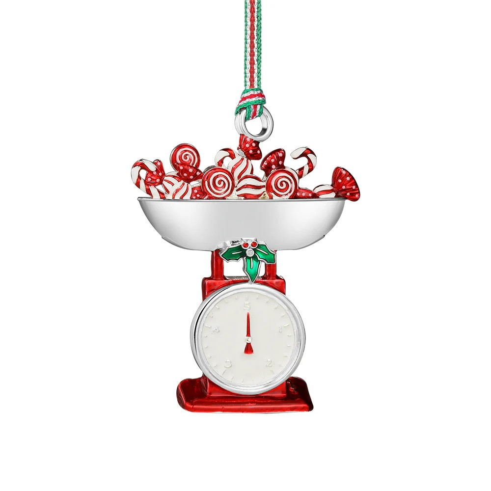 Christmas Retro Weighting Scales tree decoration - NEW