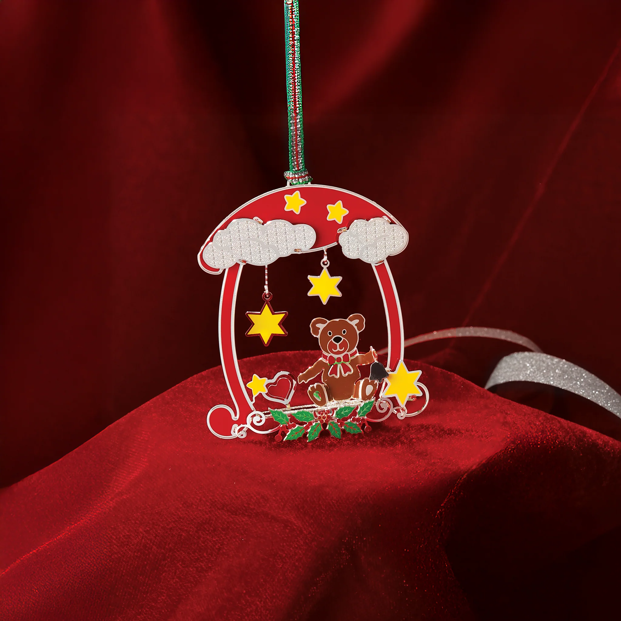 Christmas Teddy Bear tree decoration - NEW