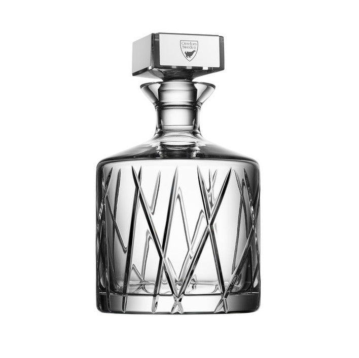 Orrefors City decanter clear crystal