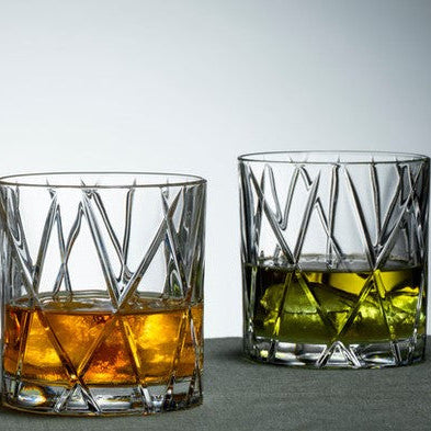 Orrefors City Doble Old Fashion Set Of 2