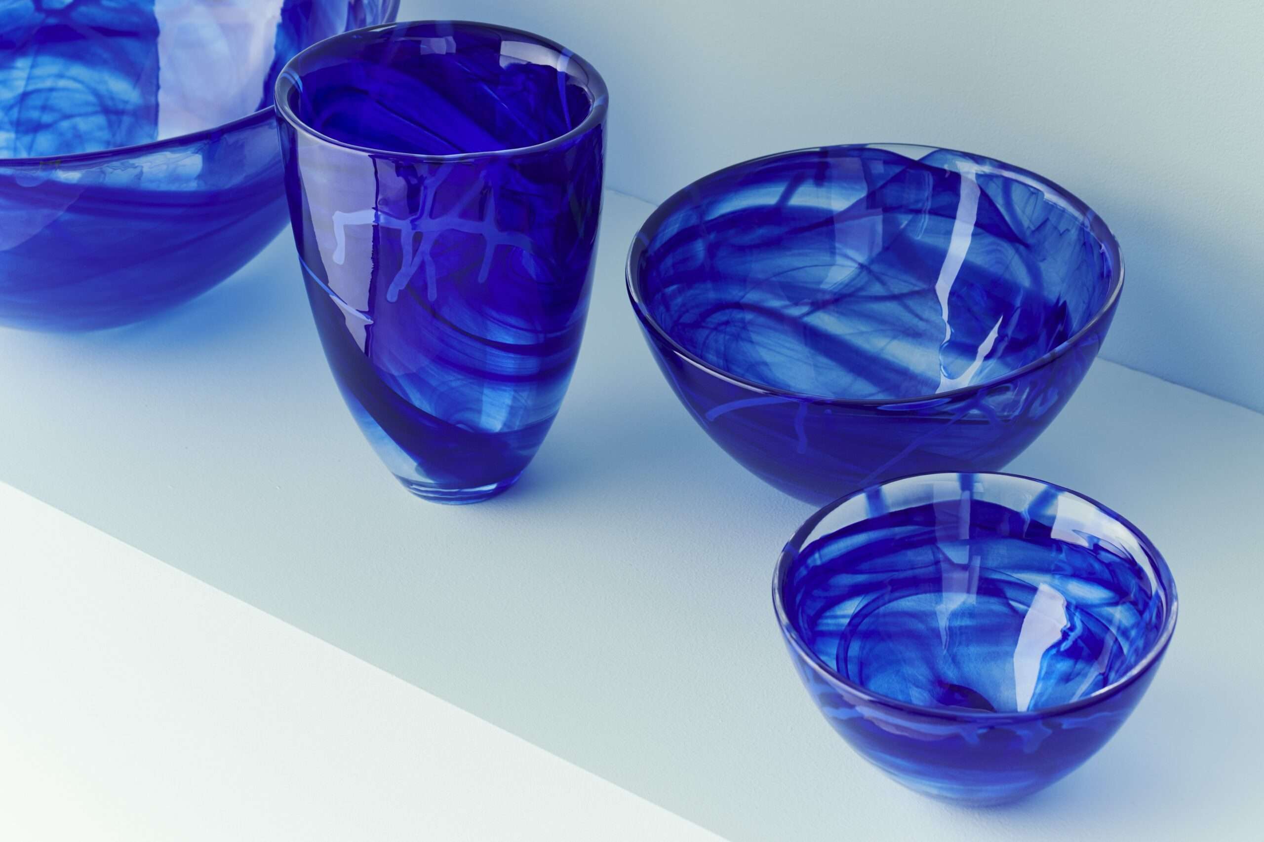 Contrast Bowl blue - blue sm.