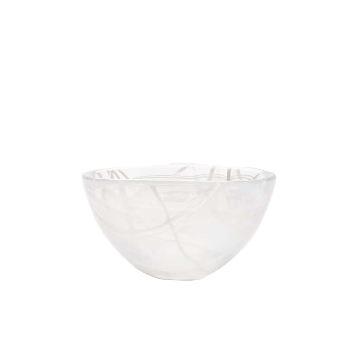 Kosta Boda Contrast Clear glass bowl on a white background