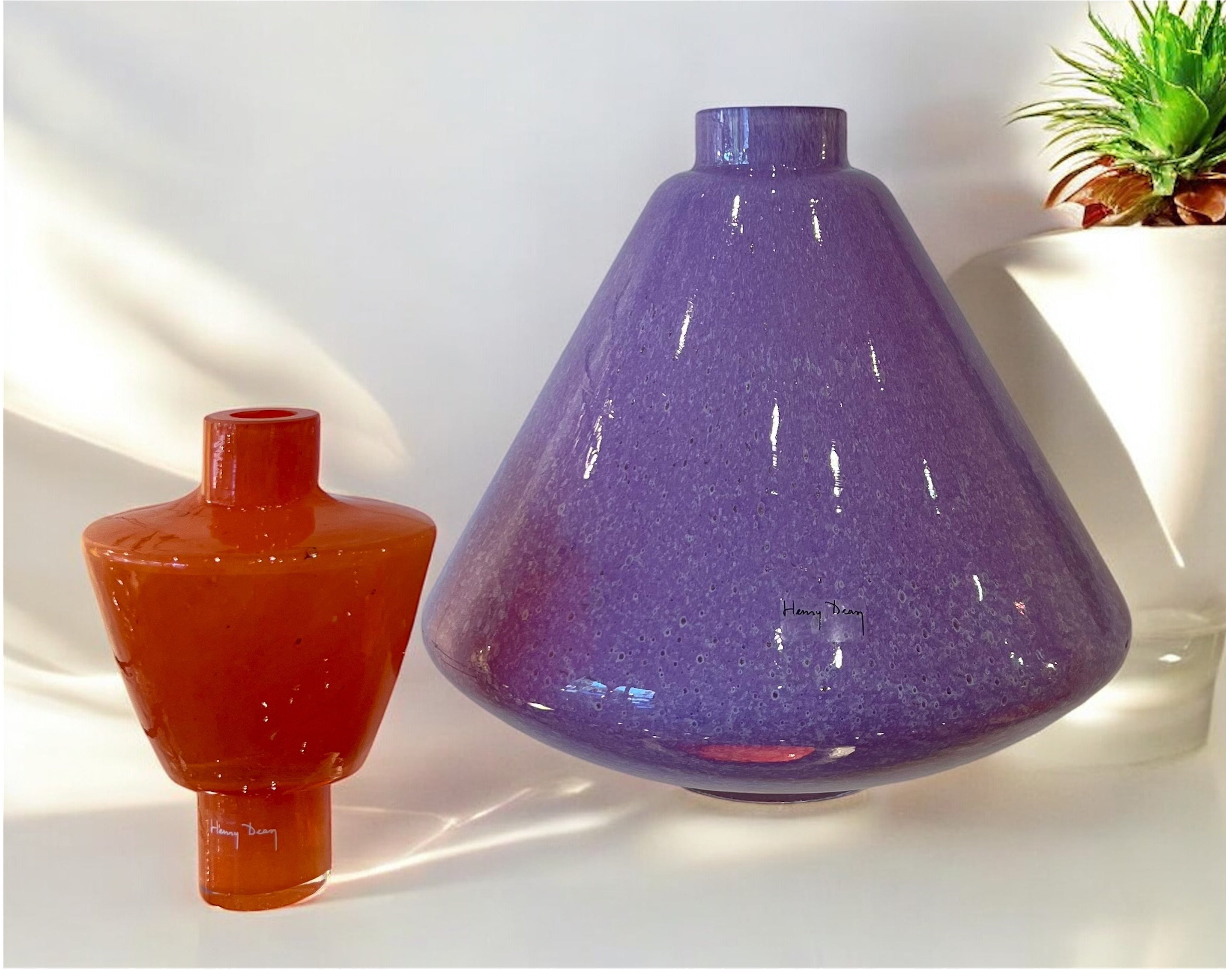 Henry Dean Vase - Dancing Lady, Purple - Orange