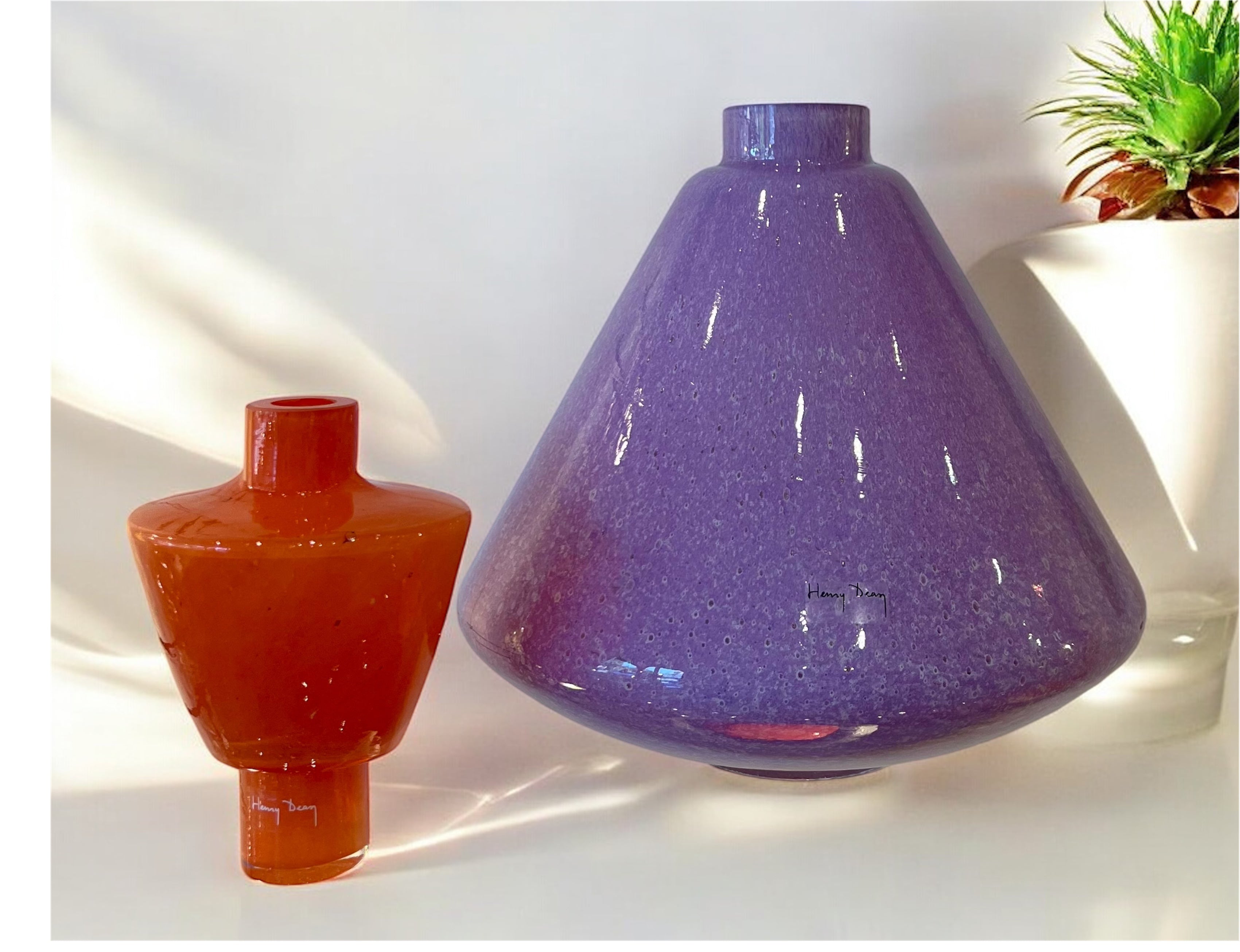 Dancing Lady vase purple - orange
