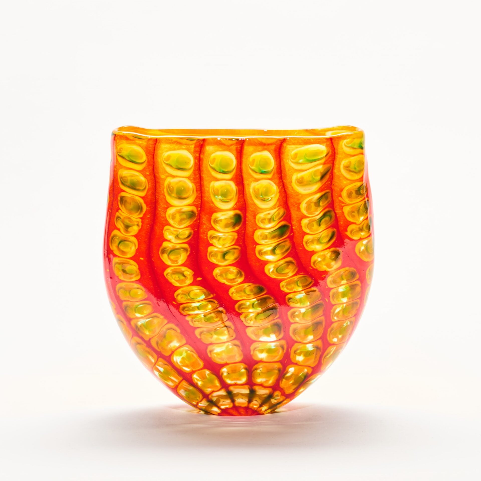 Peter Layton Dapple vase orange