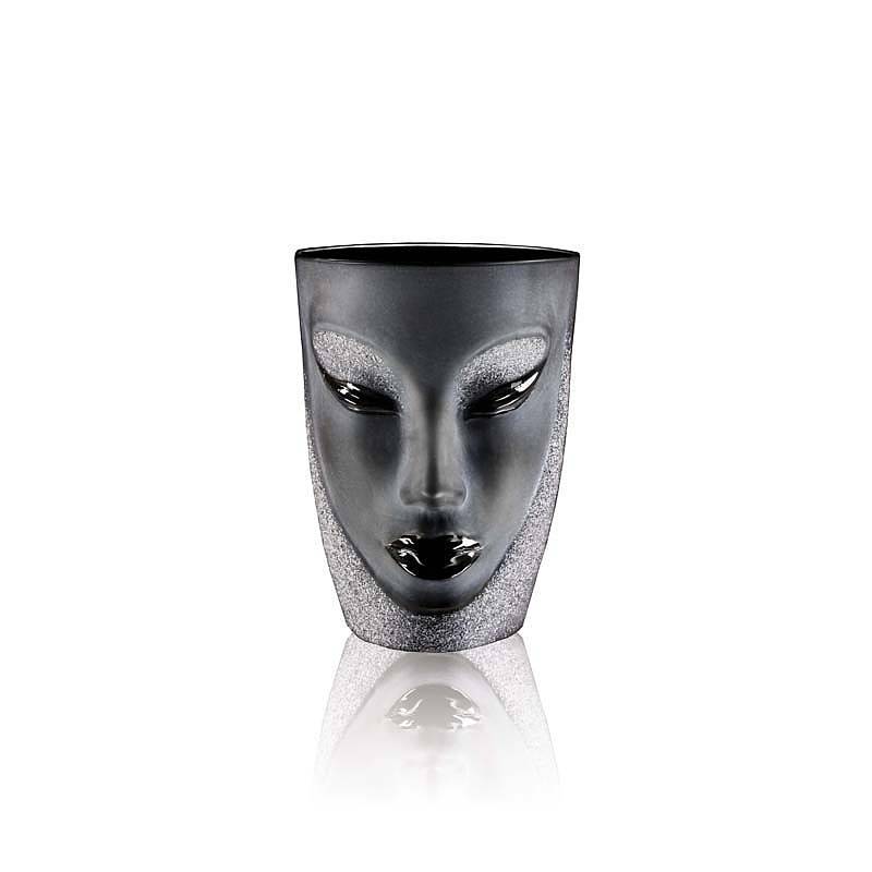 Maleras Electra tumbler black glass