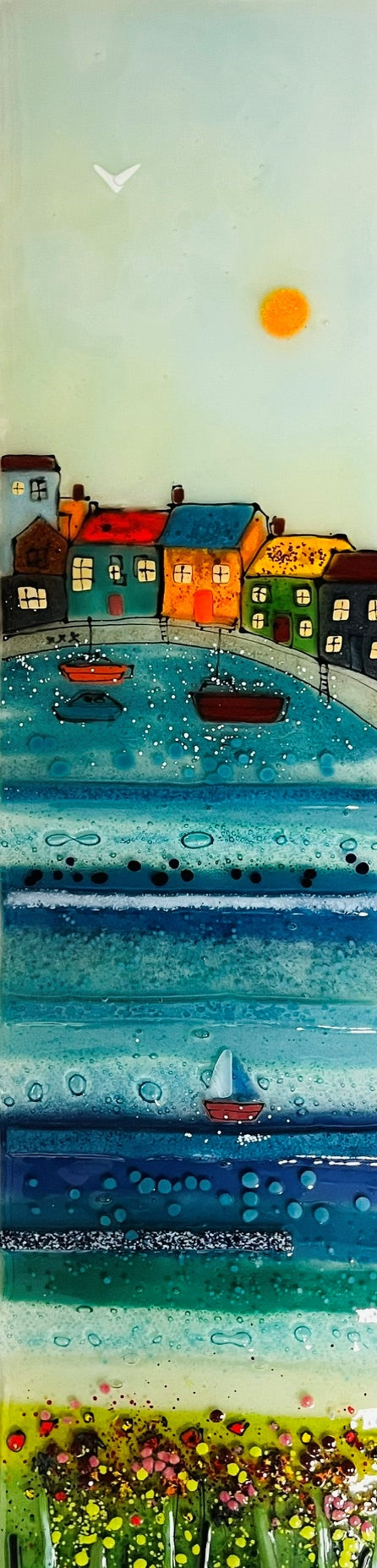 Emma Wood Glass Wall Art - Seascape 1